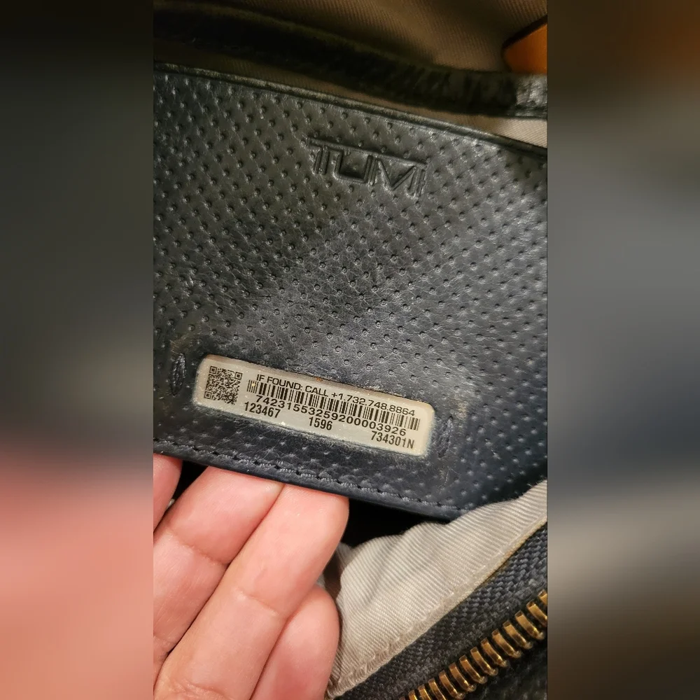 Tumi Leather Backpack